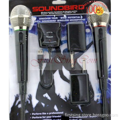 Firstsing FS19149 4in1 Wireless Karaoke Microphone For PS2,PS3,Wii,PC